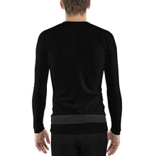 Load image into Gallery viewer, Men&#39;s Ranked BJJ or Surfing SurfJitsu Rash Guard - Black Belt on Black