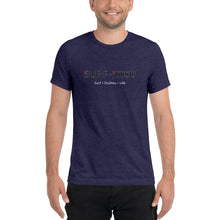 Load image into Gallery viewer, Surf + JiuJitsu = Life Short sleeve tri-blend t-shirt