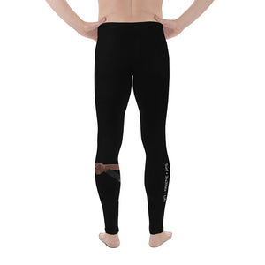 Men's Brown Belt Ranked Compression Pant Leggings