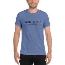 Load image into Gallery viewer, Surf + JiuJitsu = Life Short sleeve tri-blend t-shirt