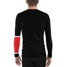 Load image into Gallery viewer, Men&#39;s Ranked BJJ or Surfing SurfJitsu Rash Guard - Black Belt on Black